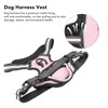 Dog Harness Double Layers Adjsutable Breathable Mesh Reflective Escape Proof