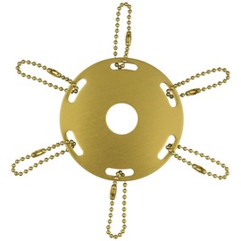 Flagline Award Ribbon Pole Ring- Metal (Gold)