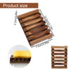 OUDQFCJ 1 Piece Soap Dish Wooden Shower Handmade Soap Holder