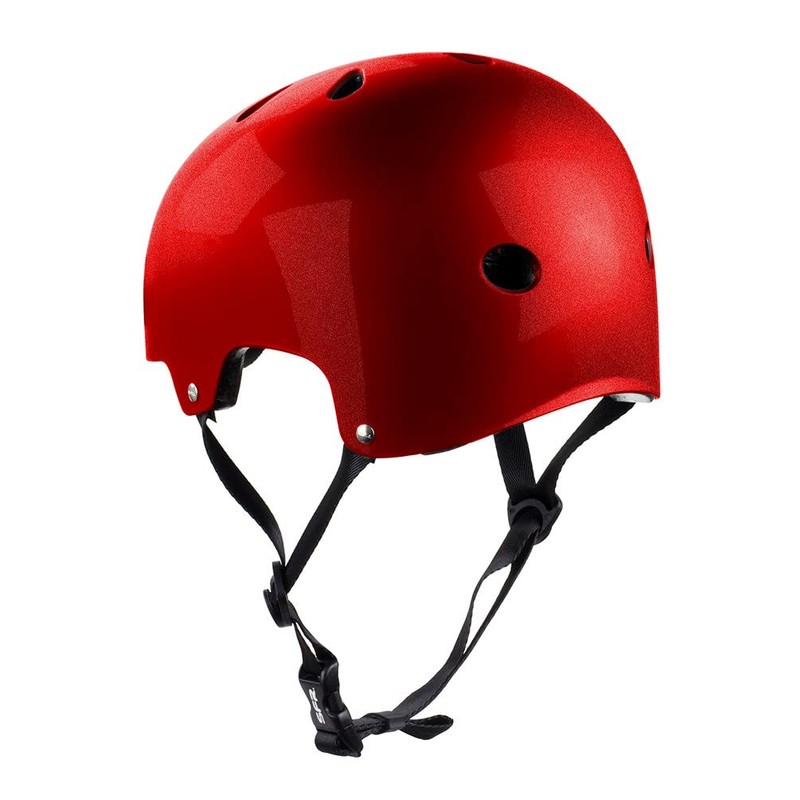 SFR Unisex adult Essentials Helmet, Red (Metallic Red), S/M 53-56cm