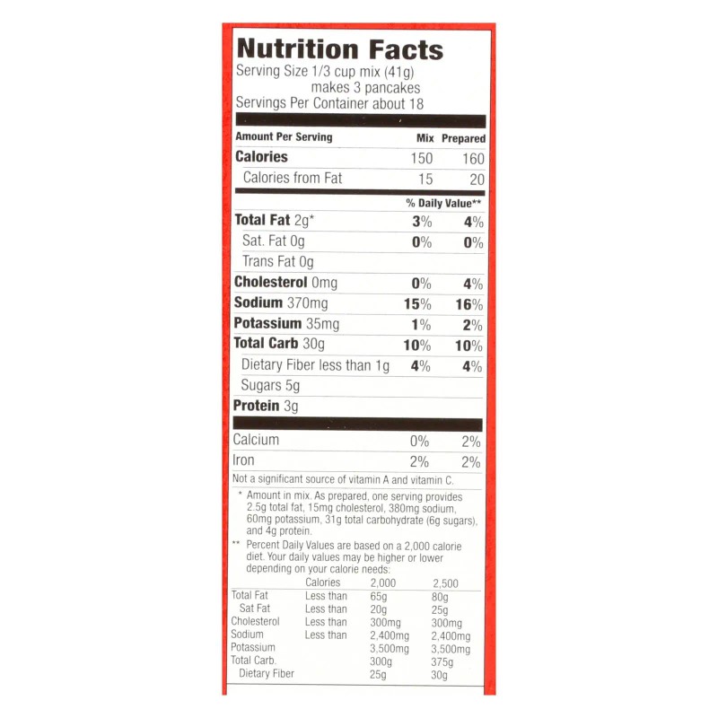UD_Make Annie's Organic 26 oz Halal Certified Pancake & Waffle