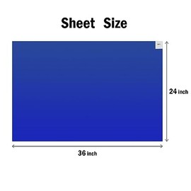 LITE DELIGHT 24"x 36" Sticky/Adhesive Mats for Cleanroom Laboratory Hospital Construction Garage Pets Remove Dirt and Dust (4, Blue, 40um)