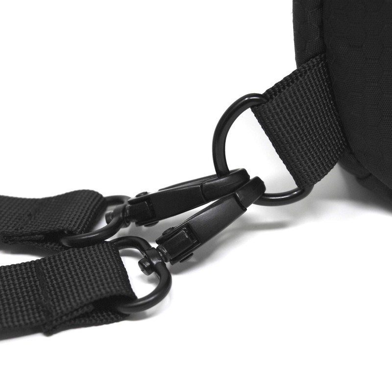 Cali Crusher Sling - 100% Smell Proof/Convertible Shoulder Pack (Black/Blue)