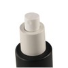 GUEDKIKL 2Pcs 30Ml/1oz Black Frosted Glass Pump Bottle, Empty Refillable