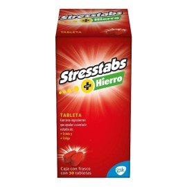 Stresstabs Multivitamínico Hierro Frasco Tabletas Sabor