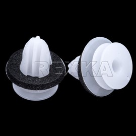 Rexka 20pcs Door Panel Trim Clips with Sealer Compatible with Mercedes 000-991-01-98 011-988-76-78 VW 4M0-827-947 C250, C300, C350, C63, GLA250, GLA45, GLK250 & GLK350 2013 - on