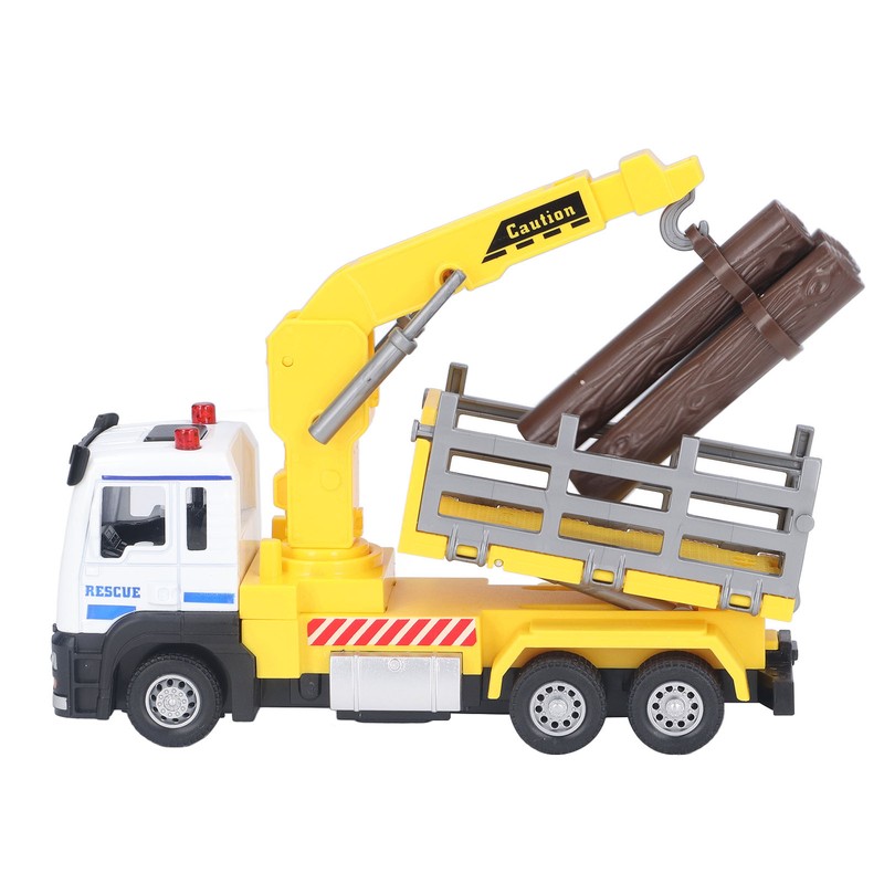 Logging Truck Toy 1:32 Log Vehicle Model with Light Music