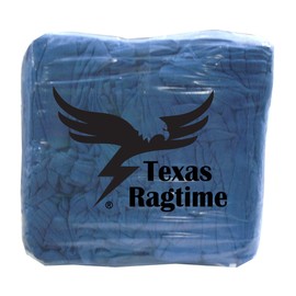 Texas Ragtime Blue New Huck Towels (8 Pounds) Industrial Grade Cloth Rags Multipurpose Cleaning, Staining for Auto Mechanics, Janitorial, Home and Commercial (16” x 24”)