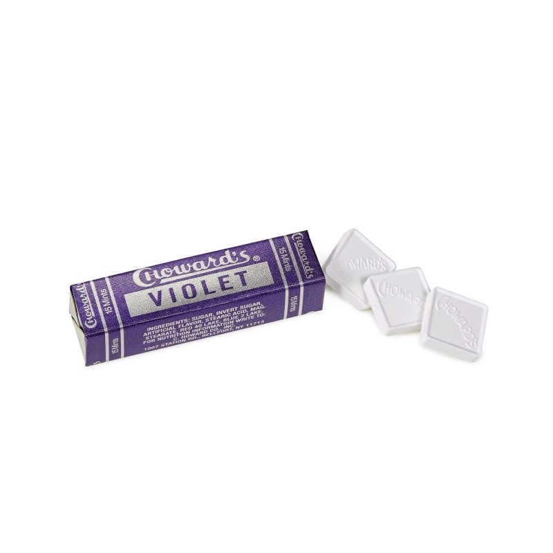 Candy Choward's Violet Mints Candy (Pack of 24)