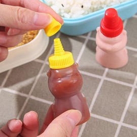 MAGICLULU Mini Sauce Bottles Set Lightweight Condiment Squeeze Bottles for Outdoor