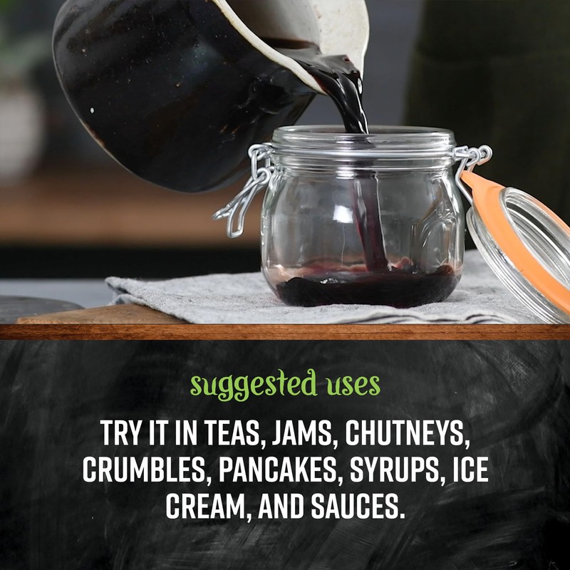 Frontier Co-op Dried Elderberries, 1lb Bulk Bag, European Whole |