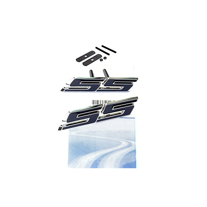 Yoaoo 1x OEM Ss Emblem Grille +Decal Badge 3D Compatible
