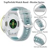 TopPerfekt Watch Band Compatible with Garmin Forerunner 570 42mm, Soft