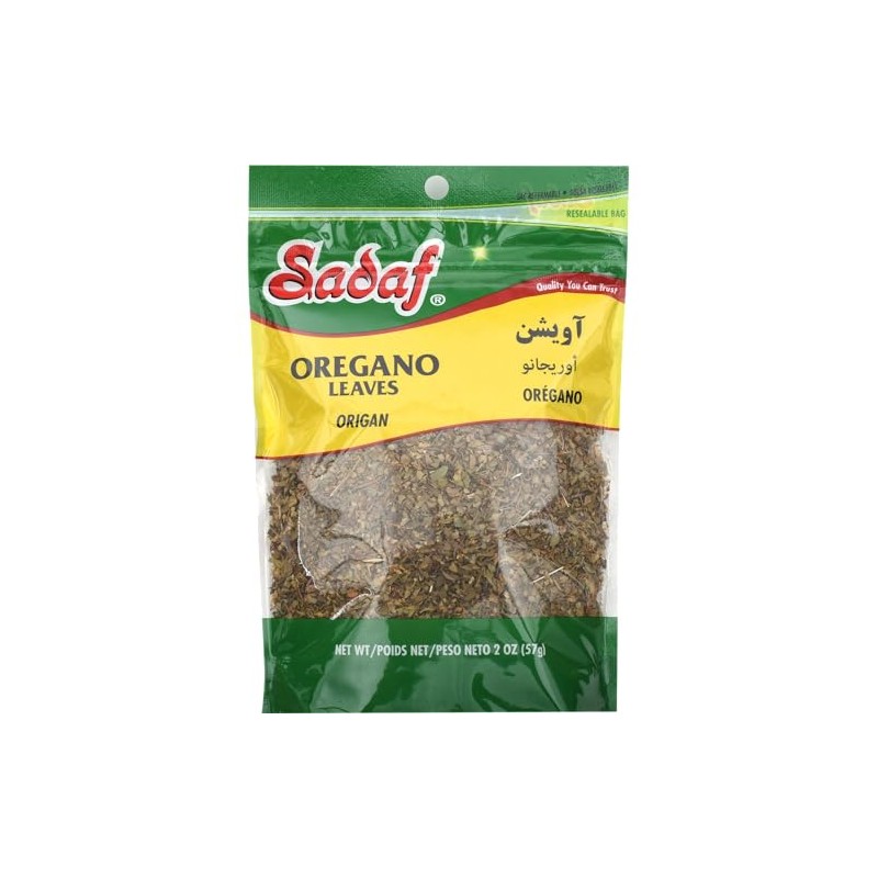 Sadaf Oregano Leaves - Crushed Oregano Leaves for Cooking &