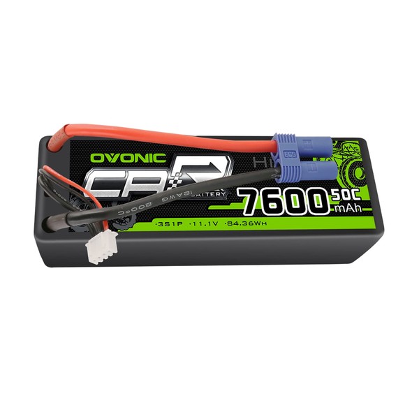 OVONIC 3s Lipo Battery 11.1V 7600mAh 50C(MAX 100C) RC Lipo