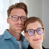 Opulize Met Glasses Blue Light Filter Pack of 2 Slim