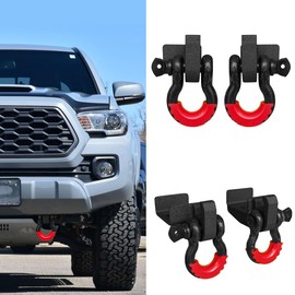 Vijay Front Tow Hook Mount Bracket and D-Ring Fit 2009-2023 Tacoma