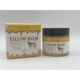Melao Beef Tallow & Honey Balm for Face & Skin, 100% Grass-Fed Beef Tallow Moisturizer