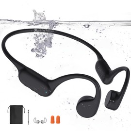 sayrelances Headphones Swimming, Bone Sound Headphones Bluetooth 5.4, IPX8 Waterproof, Wireless MP3 Sports Headphones, Underwater Headphones with 32G Memory, Open Ear Headphones for Swimming Running