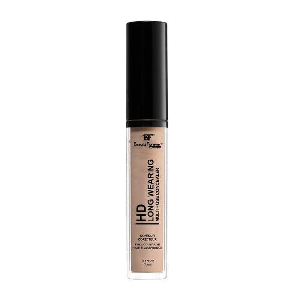 Beauty Forever HD Long Wearing Multi-use Concealer, Emollient Rich Formula, Creamy & Blend-able, 3.5ml (02 FAIR)