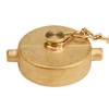 Brass Pin Lug 1 1/2" NH Cap with Chain