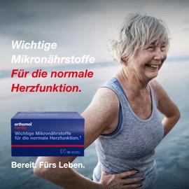 Orthomol Cardio - Mikronährstoffe für die normale Herzfunktion - mit Omega-3-Fettsäuren und Vitamin B1 - Tabletten/Kapseln, 30 St. Tagesportionen