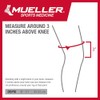 Mueller Rodillera ajustable, color negro, talla única Rodillera ajustable