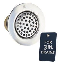 Nantucket Sinks 3 inch Utility Commercial Sink Grid Drain 4.5 Inch Overall 3CHGR