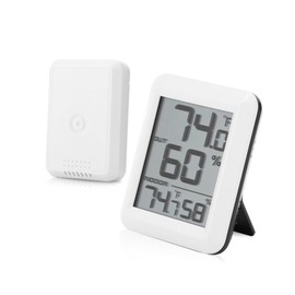 Sosoport Hygrometer Thermometer Wireless Temperature Humidity Sensor for Home Office Warehouse Wall Hanging and Kickstand