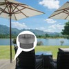 Thyle 2 Pcs Pool Umbrella Stabilizer Adapter Threaded Adapter Sleeves