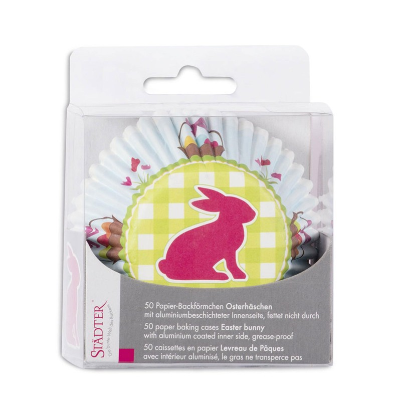 Staedter Little Easter Bunny Paper Baking Tray, Multi-Colour, 50-Piece