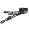 PCL Media ltd® Black Staff Neck Strap Lanyard ID Card