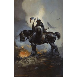 Scorpio Posters Death Dealer - by Frank Frazetta - Poster - 11" x 17"