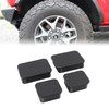 Tectary Front Axle Plug Crash Bar End Caps Compatible for