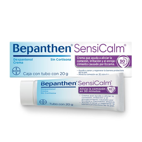Bepanthen Sensicalm Crema para la Comezón por Eccema o Piel Seca, 20 gramo, 1