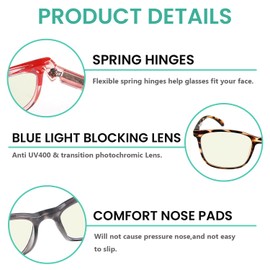 Eyekepper 10-Pack Blue Light Blocking Reading Glasses with Large Frame for Women Computer Readers Ladies +2.50