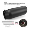 Exhaust Tip 5" Inlet, A-KARCK Exhaust Tailpipe Tip 5" Inlet