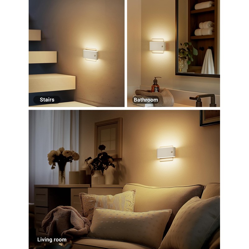 Night Light Socket with Motion Sensor, Pack of 2 Night