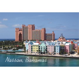Nassau, Bahamas, Capital, Island, Beach, Souvenir Magnet 2 x 3 Fridge Photo Magnet