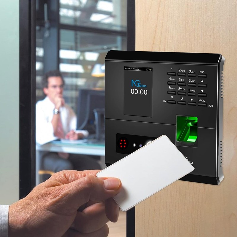 NGTeco 10 PCS RFID Cards for Time Clock, Compatible Time