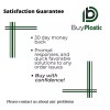 BuyPlastic White HDPE Boat Board, Marine Grade Plastic 1/2" x