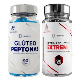 Kit Glúteo Peptonas + Ultra Reductivo Extremo 90 Cáps