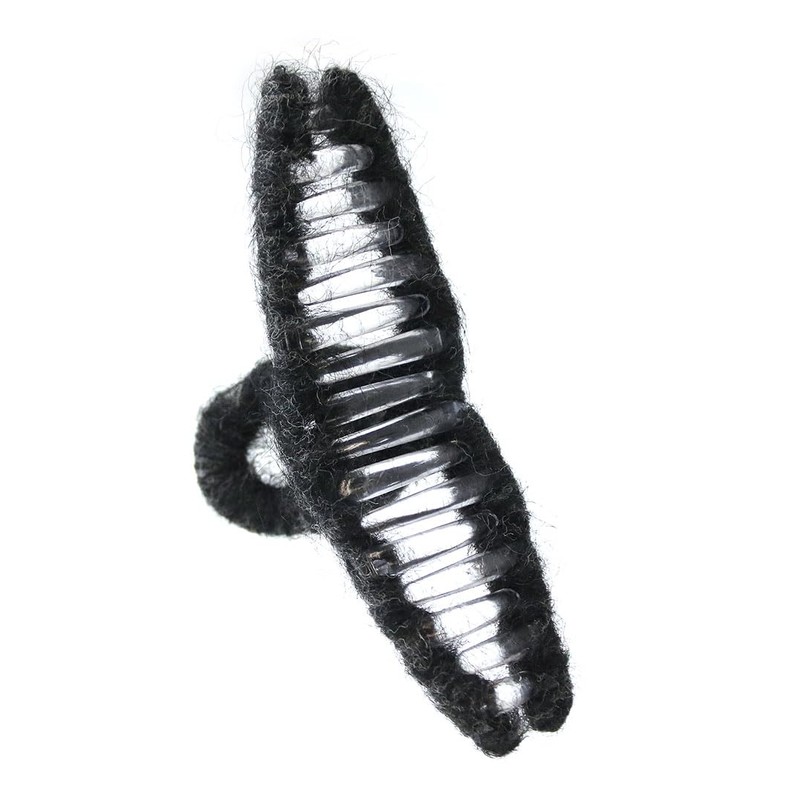 [神戸ヴァンテーヌ] VINGTAINE バンスクリップ モヘア 秋冬 大きめ まとめ髪 ヘアクリップ 大人 H7820-BK-