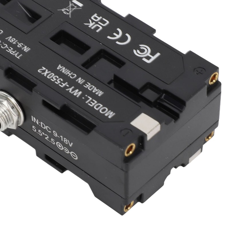Dummy Battery NP F970 F750 F570 F550 DC Coupler Continuous