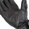 Komine GK-848 Protective Leather Winter Gloves Graphite Black S
