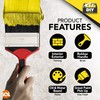 3pk 4 Inch Paint Brush for Interior and Exterior Painting