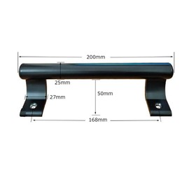 YIDELAI-Aluminum Alloy Sliding Door Handle Balcony Glass Sliding Door Handle Bathroom Door Handle Closet Door Handle Metal Modern Handle (Black)