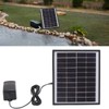 Solar Oxygen Pump 10V 6W Shockproof Small Lightweight Solar Water