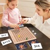 Morofme Wooden Montessori Multiplication Addition 1x1 Math Learning Board Game