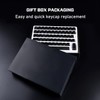 Catekro Topographic Keycaps, OEM Profile 118 Keys, Side Engraved, Transparent